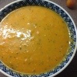 carrot & lentil soup