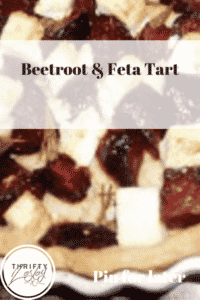 beetroot & feta tart