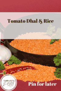 tomato dhal