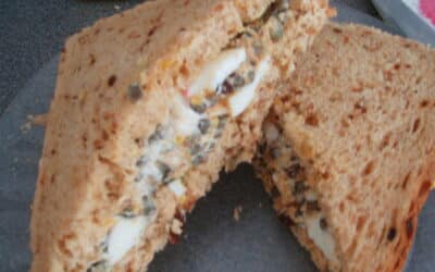 Egg, Lentil, Raisin, Puy & Curry Sandwich