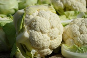 a head of cauliflower