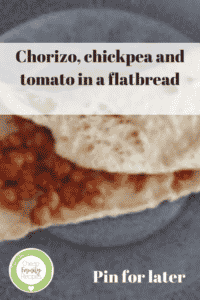 chorizo in flatbread