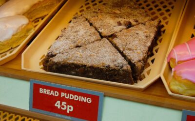 Bread Pudden, made using leftover bread