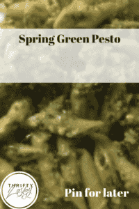 spring green pesto