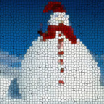 snowman (2) mosaic