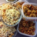 12 portions of minced beef pasta bake, 34p each