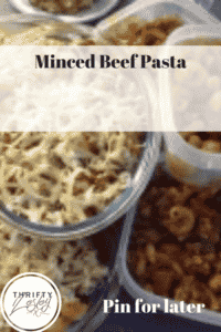 minced beef pasta