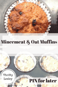 Mincemeat & Oat Muffins