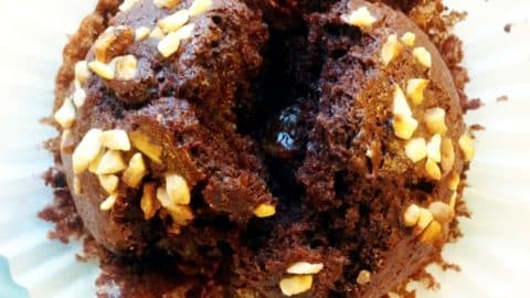 chocolate, coconut, raisin and nut muffins