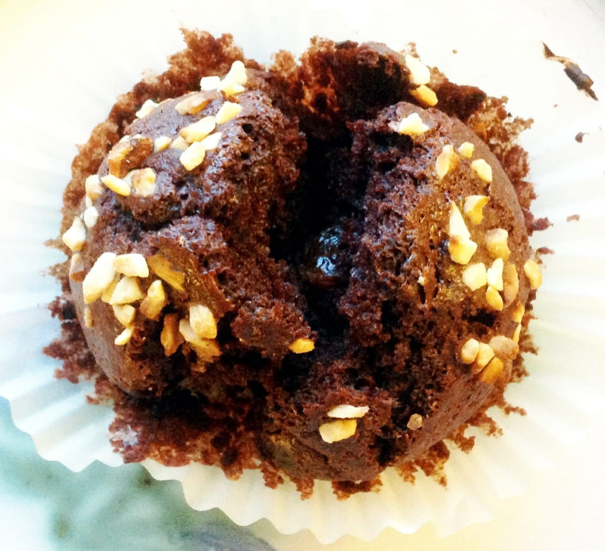 chocolate, coconut, raisin and nut muffins