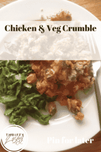chicken and veg crumble