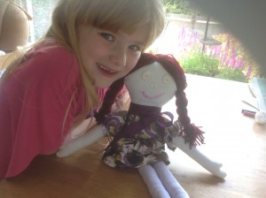 Lesley with Doll