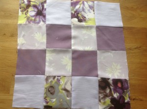 completed patchwork quilt panel