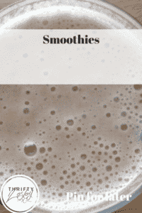 smoothies