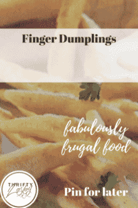 finger dumplings