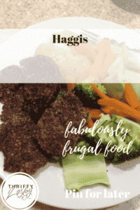 haggis for dinner