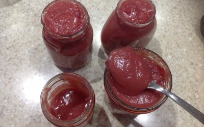 Cranberry Curd, £1.18 a jar, and lots and lots of other variations, including savoury ones