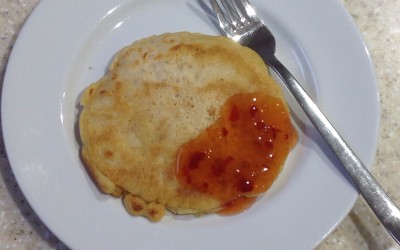 Meal Plan 8 – peanut butter and coconut pancakes with sweet chilli,  15p