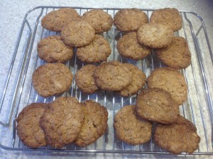Coffee and walnut biscuits