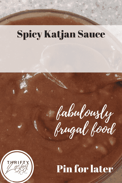 spicy katjan sauce