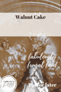 Coffee & Walnut Cake