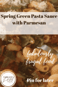 spring green pasta