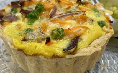 Mixed vegetable quiche