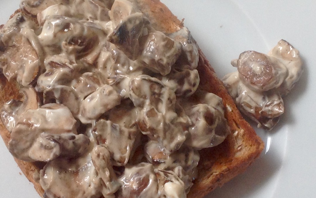 Simple mushrooms on toast. A super simple plate of loveliness for any time of day