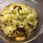 potato and onion layer
