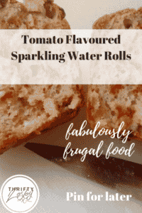 Tomato flavoured sparkling water rolls