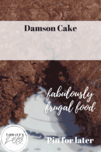 damson cake