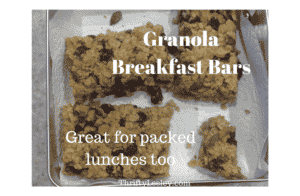 Granola Breakfast Bars
