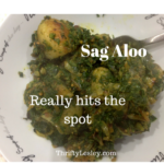 A delicious Sag Aloo that really hits the spot.