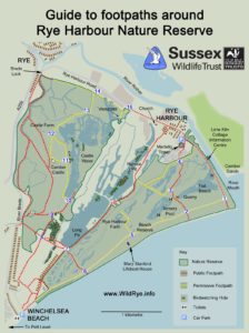Map of walks in Rye
