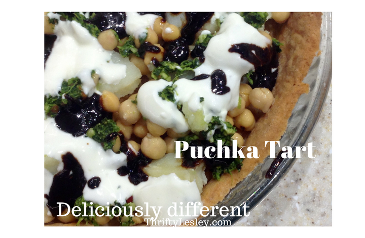 Puchka tart. What’s that? Complete deliciousness on a plate, that’s what