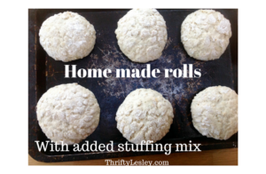 Rolls with added stuffing mix