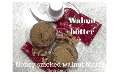 Home made honey smoked walnut butter. Easy, cheap, versatile and super delicious