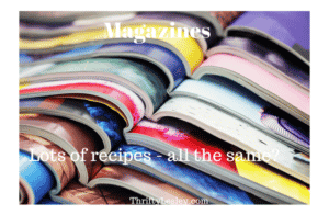 Do old cookery magazines all have the same recipes?