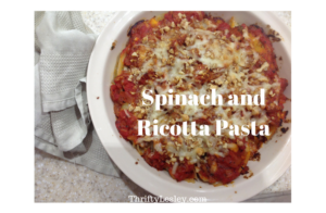 Spinach and risotto pasta