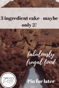 three ingredient cake