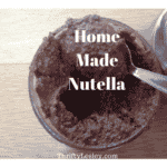 Home made Nutella. Improved nutrition for the same price!
