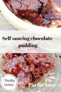 self saucing chocolate pudding