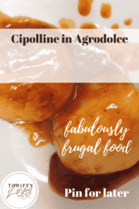 Cipolline in Agrodolce