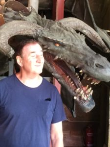 Mike and a dragon