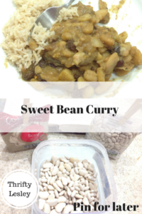 Sweet bean curry