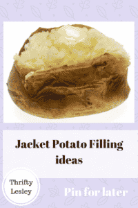 Jacket Potato Filling Ideas