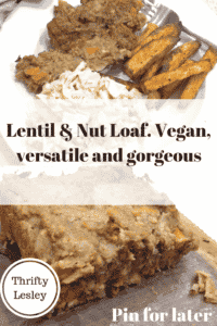 lentil and nut loaf