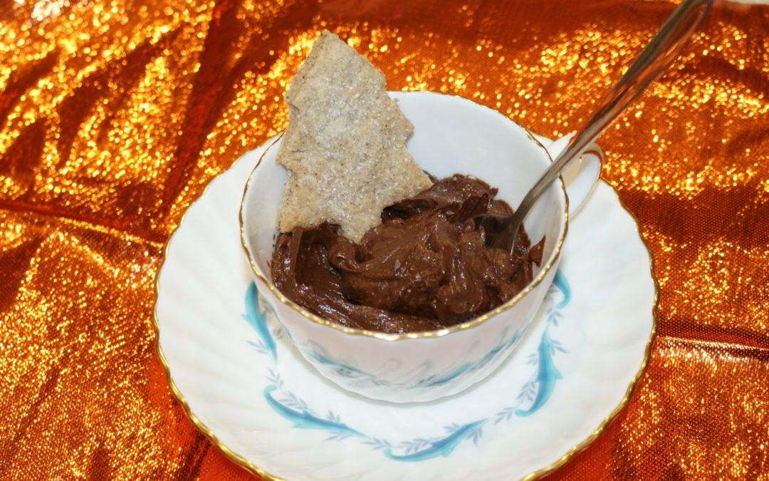 Vegetarian Christmas – Spiced Pot au Chocolat with a Spiced Biscuit