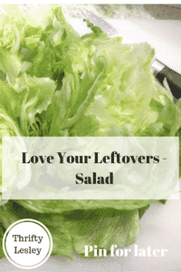Love your leftovers - salad