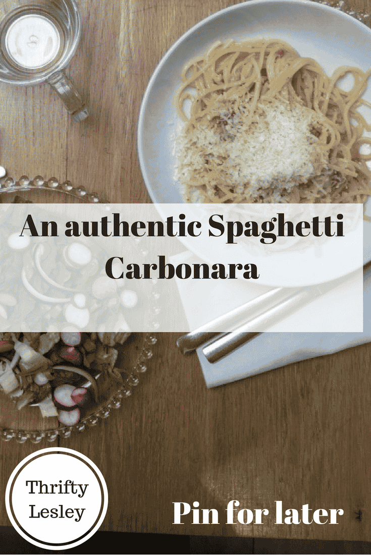 Spaghetti carbonara sauce recipe